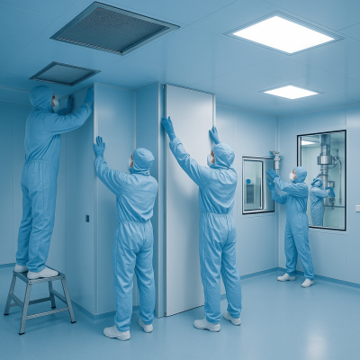 طراحی و اجرای کلین روم